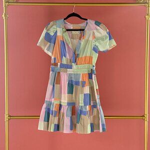 Somerset Mini Dress - Mauve Pattern - NBW